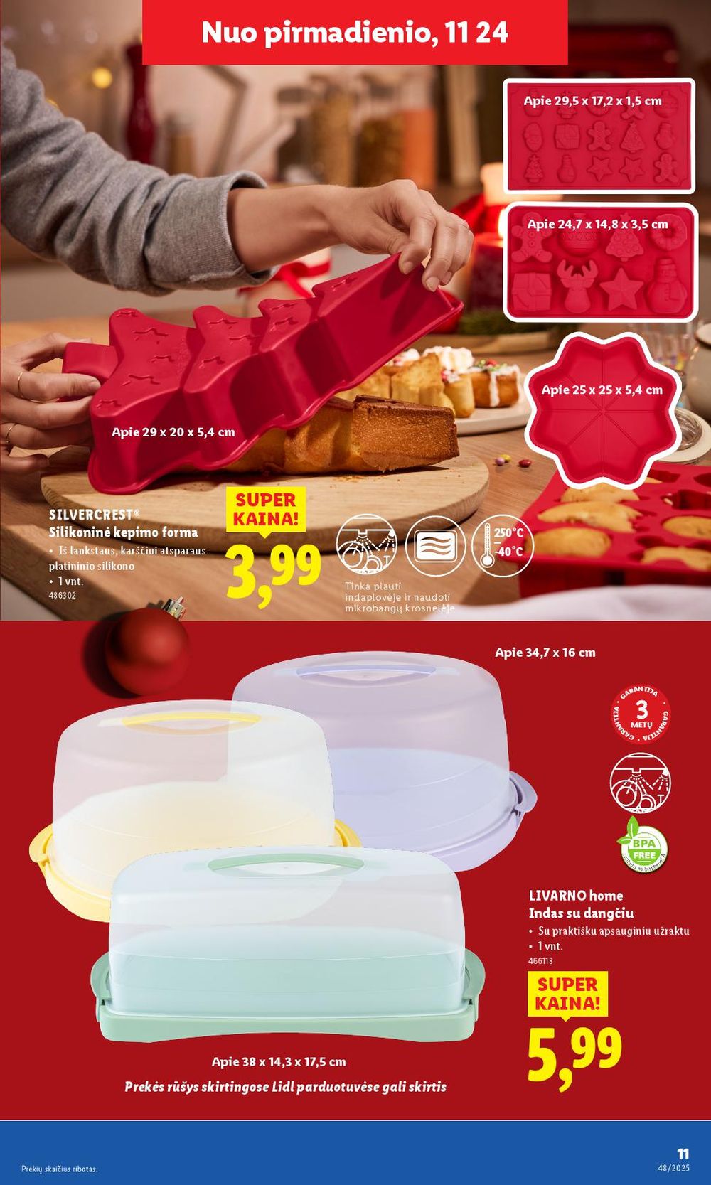 lidl - LIDL - Ne maisto prekių pasiūlymai (2025 11 24 - 2025 11 30) - page: 11