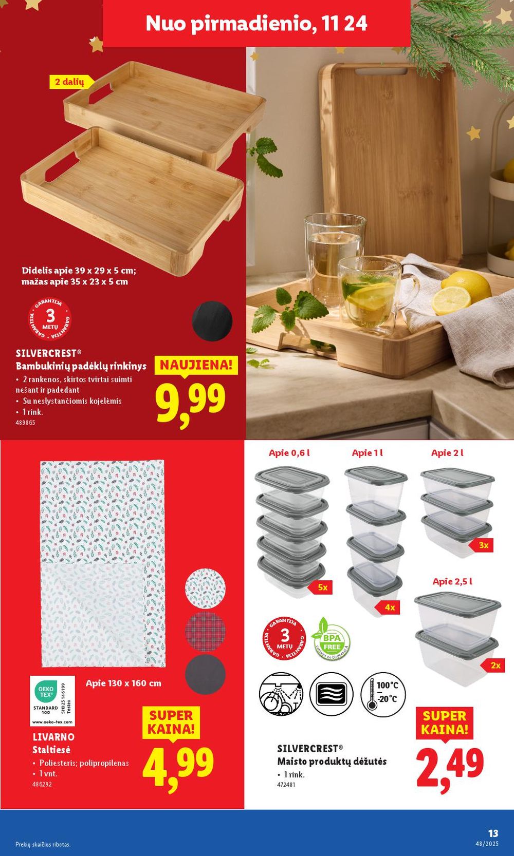 lidl - LIDL - Ne maisto prekių pasiūlymai (2025 11 24 - 2025 11 30) - page: 13