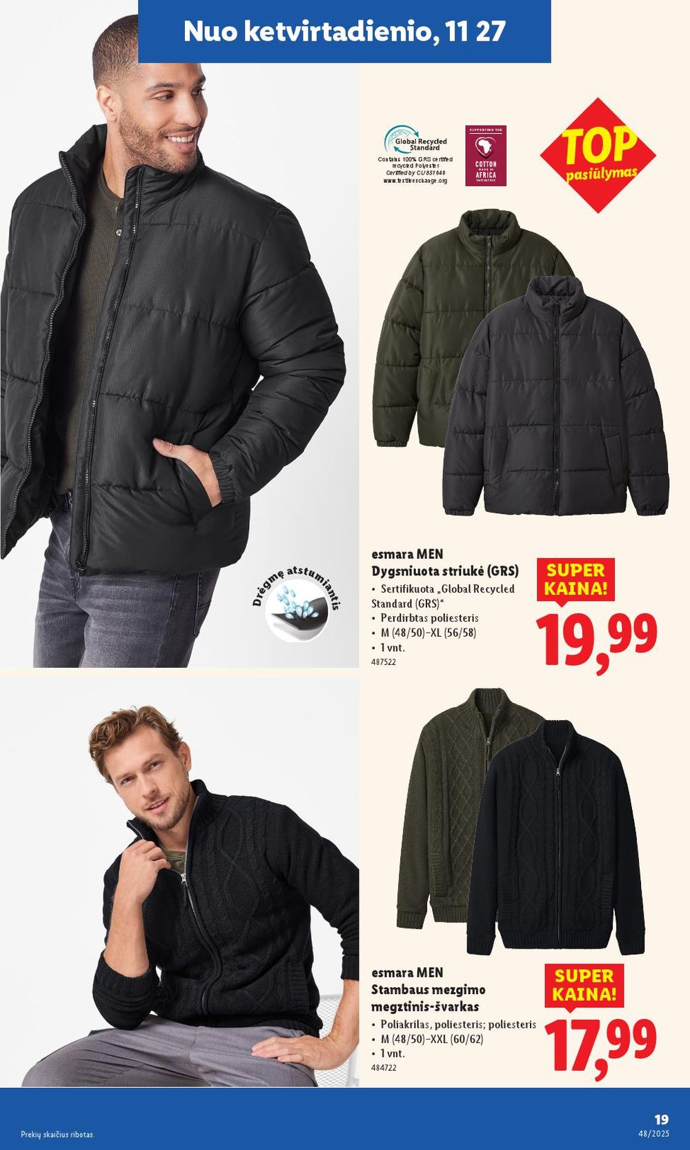 lidl - LIDL - Ne maisto prekių pasiūlymai (2025 11 24 - 2025 11 30) - page: 19