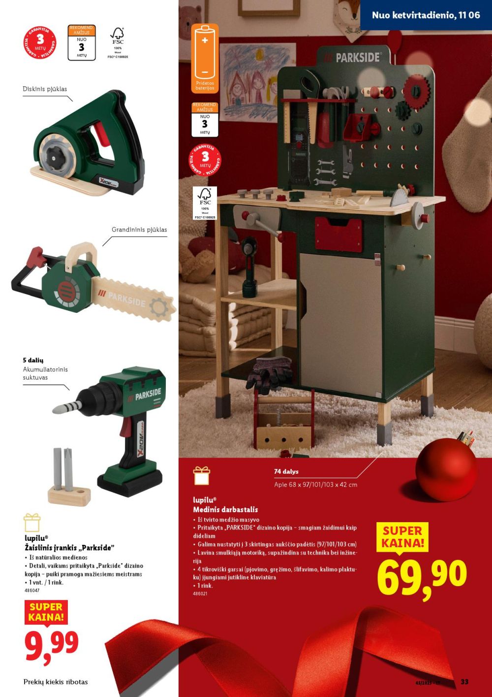 lidl - LIDL - ŽAISLŲ KATALOGAS - page: 33