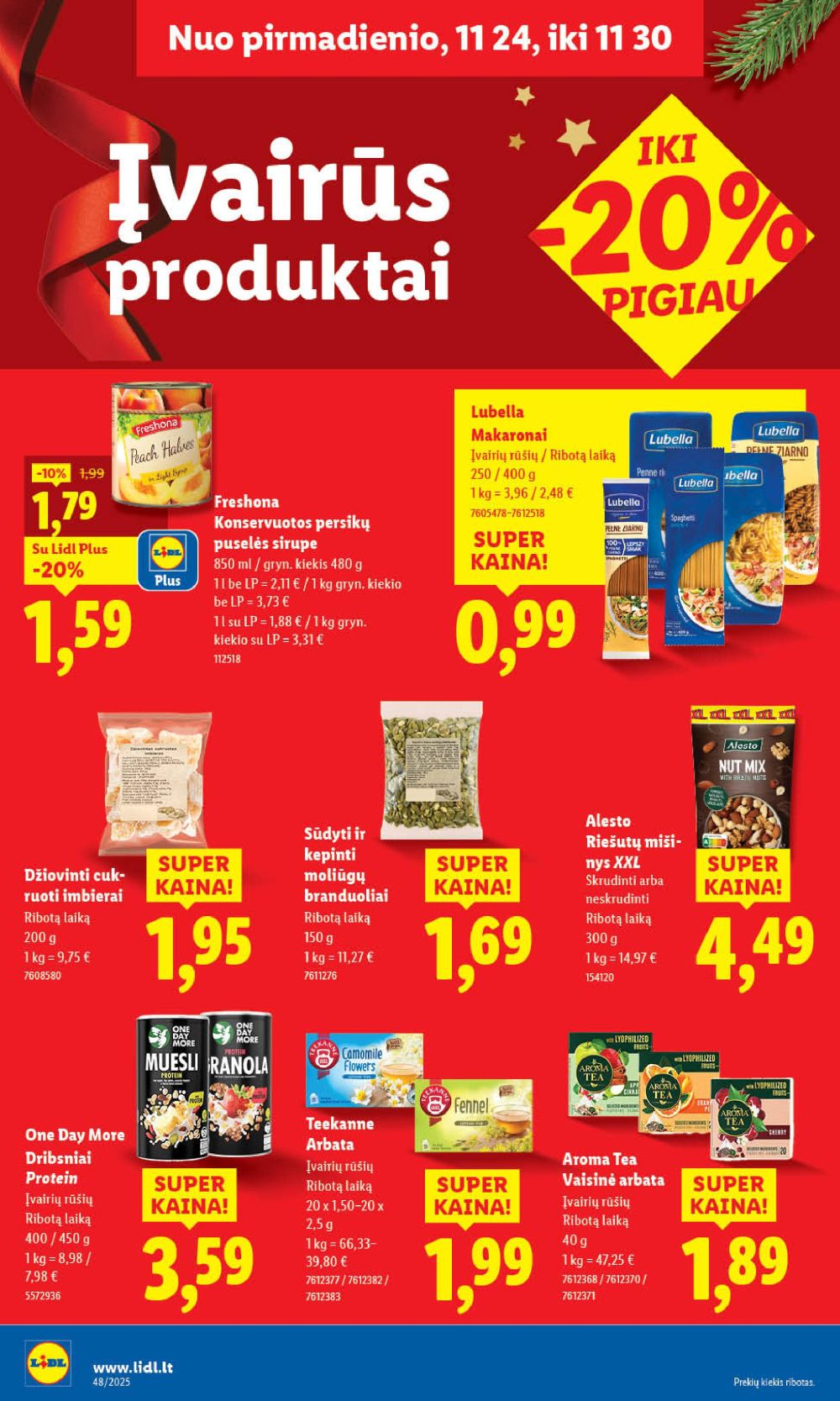 lidl - LIDL - Maisto prekių pasiūlymai (2025 11 27 - 2025 11 30) - page: 42