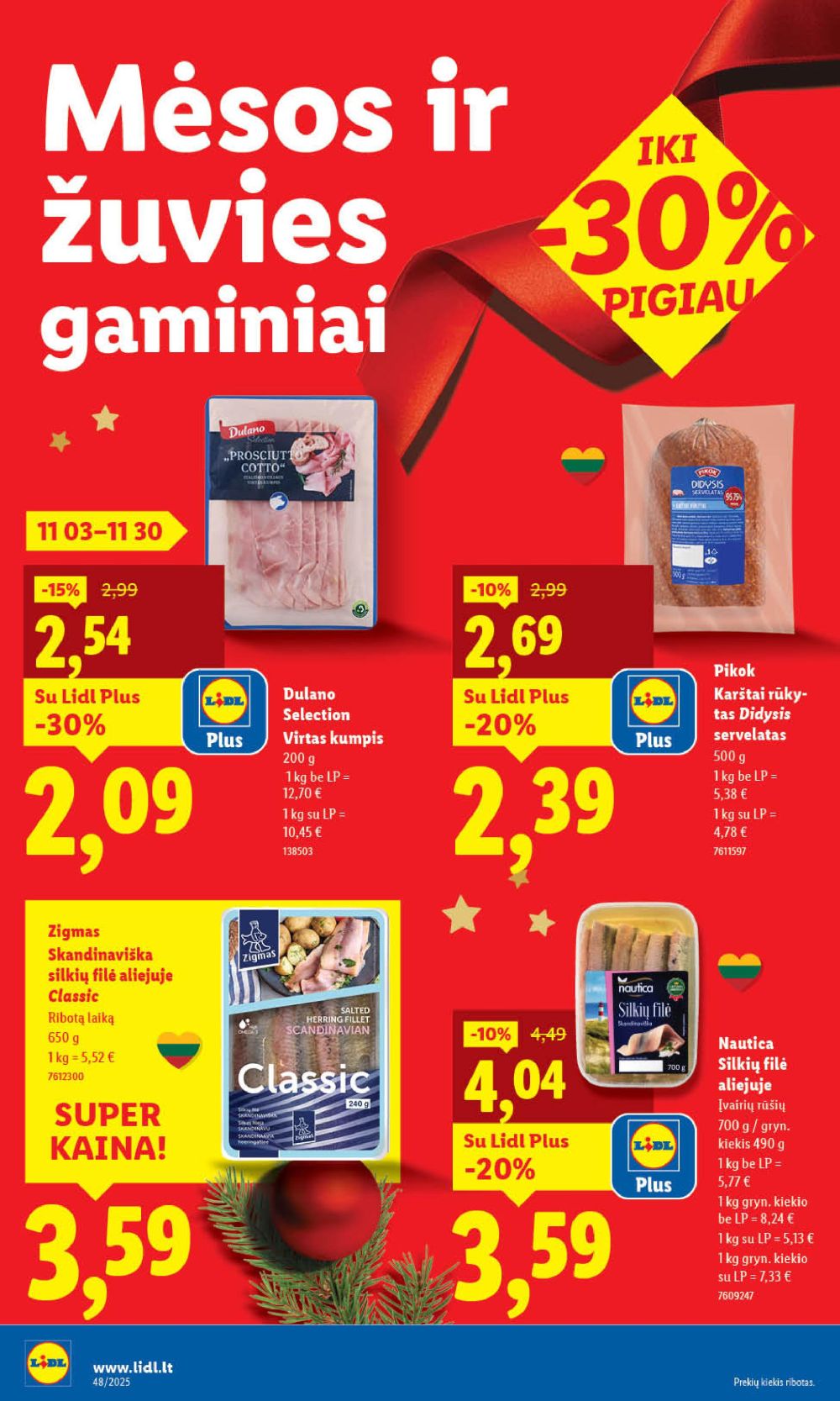 lidl - LIDL - Maisto prekių pasiūlymai (2025 11 27 - 2025 11 30) - page: 34