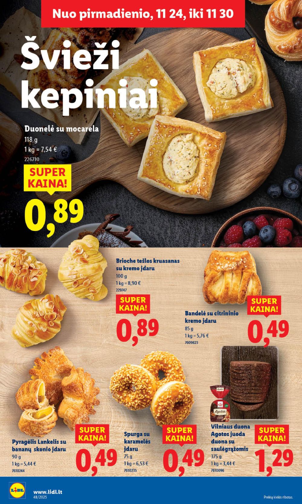lidl - LIDL - Maisto prekių pasiūlymai (2025 11 27 - 2025 11 30) - page: 8