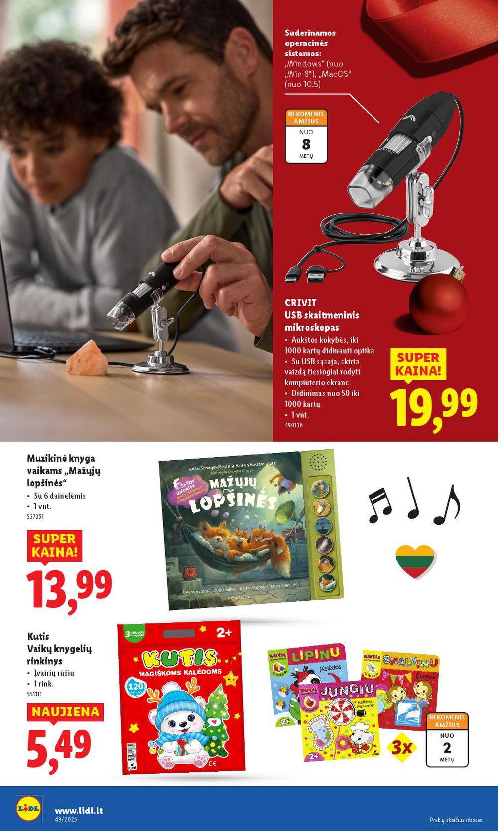 lidl - LIDL - Ne maisto prekių pasiūlymai (2025 12 01 - 2025 12 07) - page: 40