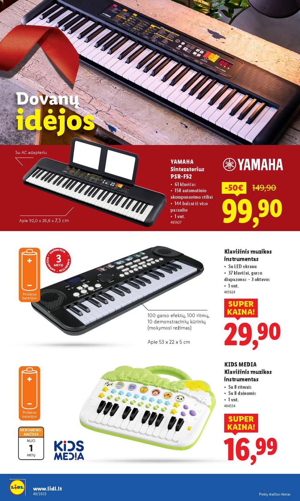 lidl - LIDL - Ne maisto prekių pasiūlymai (2025 12 01 - 2025 12 07) - page: 38