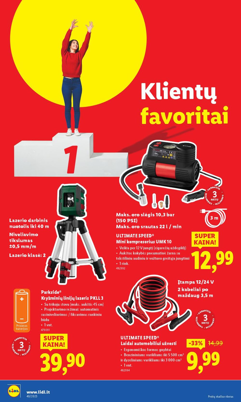 lidl - LIDL - Ne maisto prekių pasiūlymai (2025 12 01 - 2025 12 07) - page: 8