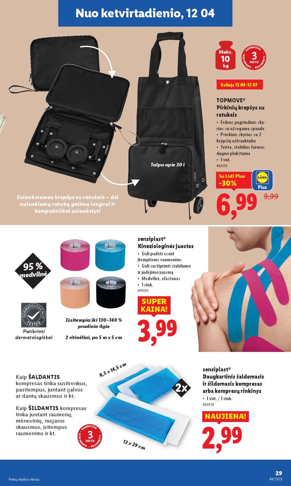 lidl - LIDL - Ne maisto prekių pasiūlymai (2025 12 01 - 2025 12 07) - page: 29