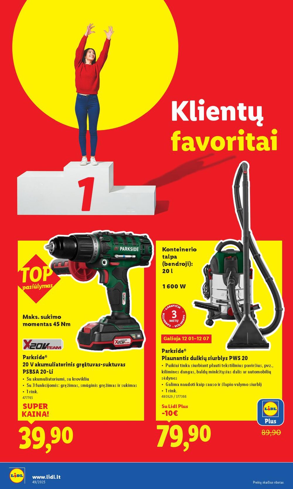 lidl - LIDL - Ne maisto prekių pasiūlymai (2025 12 01 - 2025 12 07) - page: 4