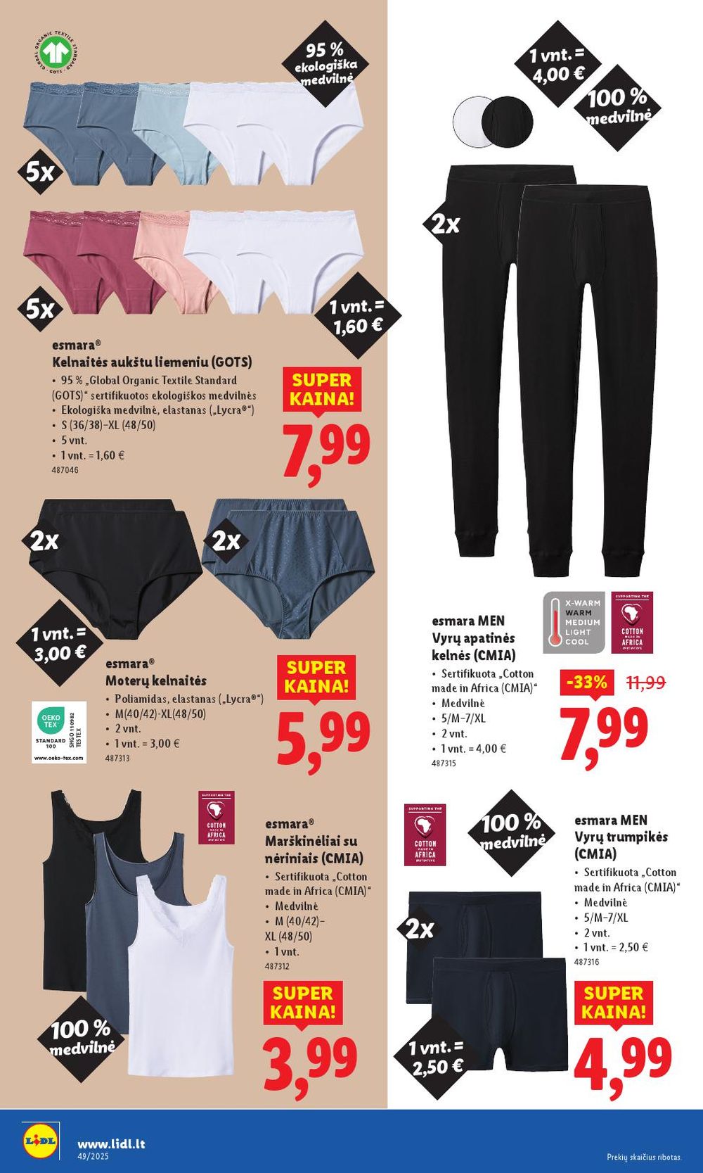 lidl - LIDL - Ne maisto prekių pasiūlymai (2025 12 01 - 2025 12 07) - page: 32