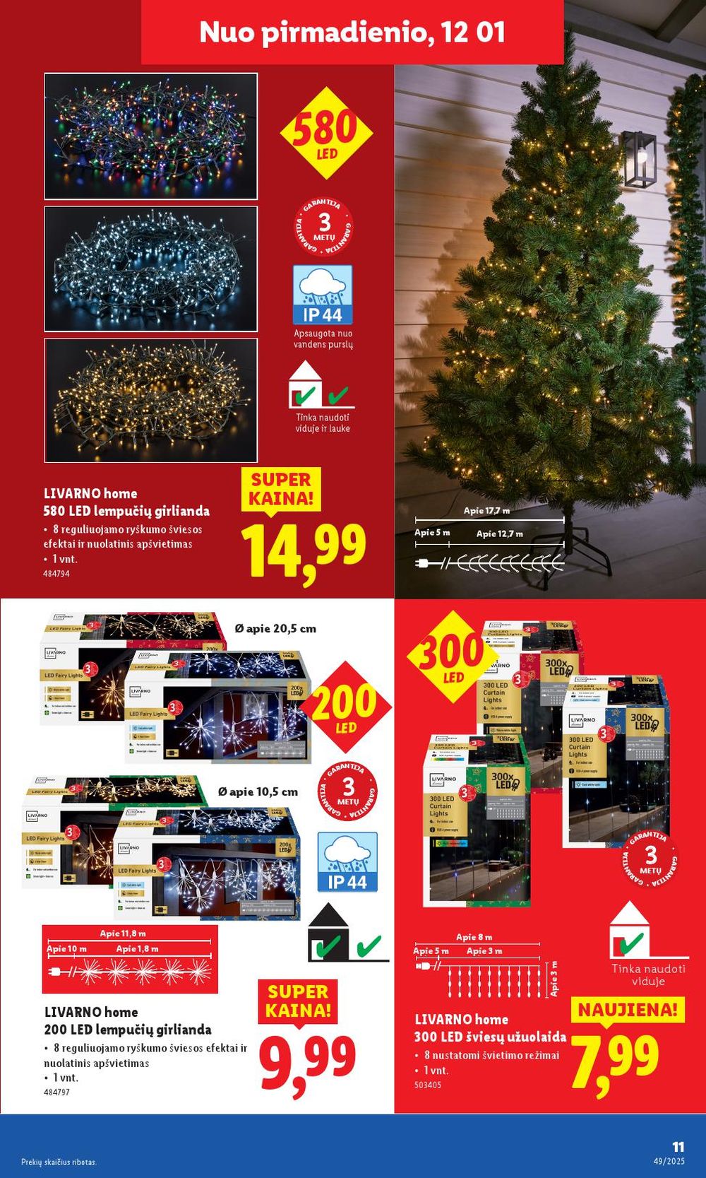 lidl - LIDL - Ne maisto prekių pasiūlymai (2025 12 01 - 2025 12 07) - page: 11