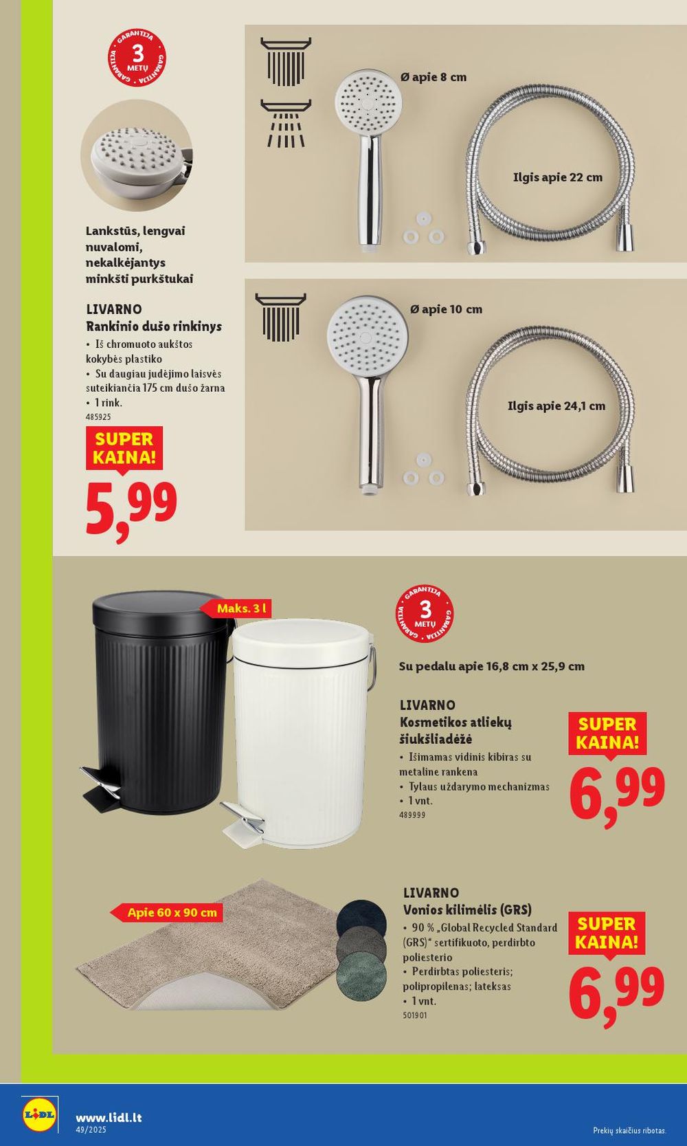 lidl - LIDL - Ne maisto prekių pasiūlymai (2025 12 01 - 2025 12 07) - page: 16