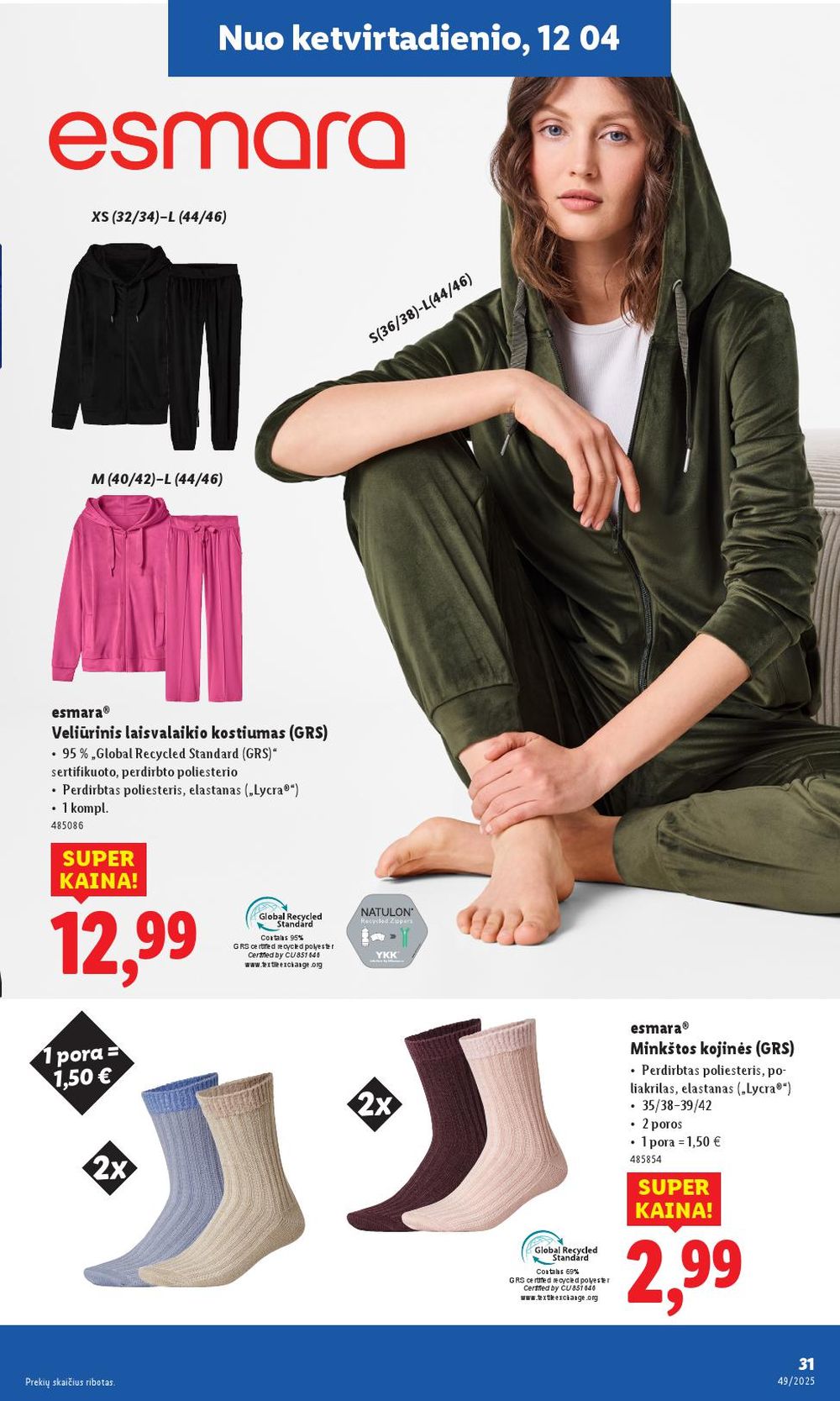 lidl - LIDL - Ne maisto prekių pasiūlymai (2025 12 01 - 2025 12 07) - page: 31