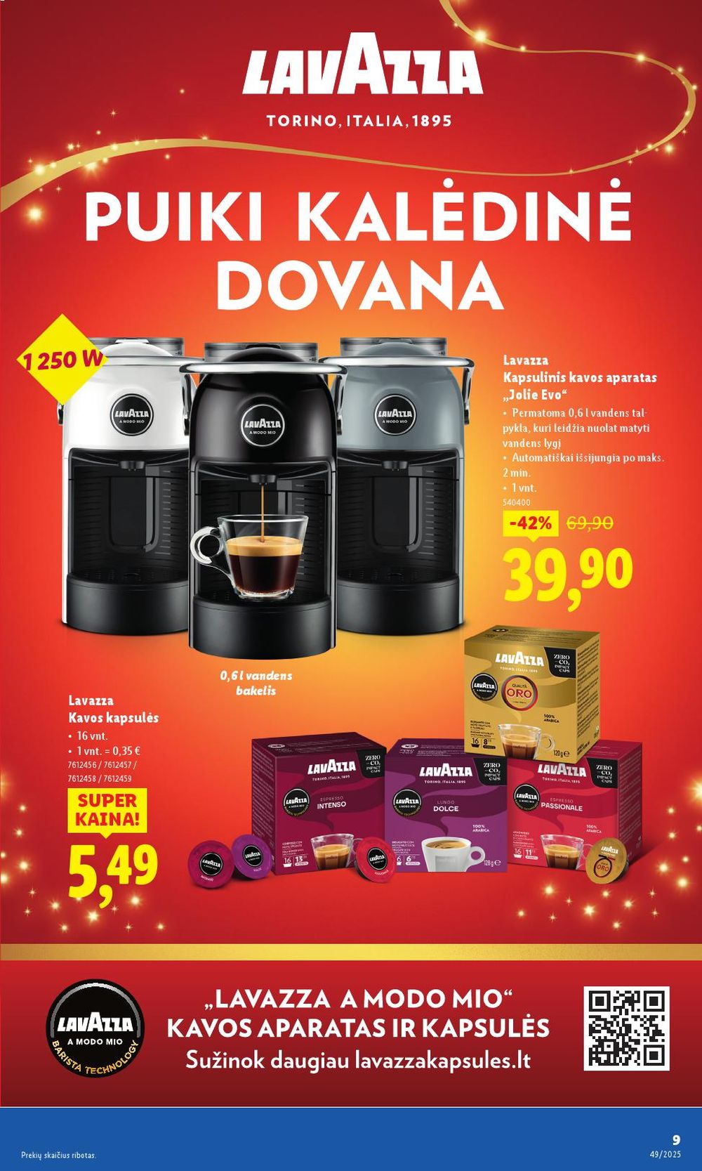 lidl - LIDL - Ne maisto prekių pasiūlymai (2025 12 01 - 2025 12 07) - page: 9