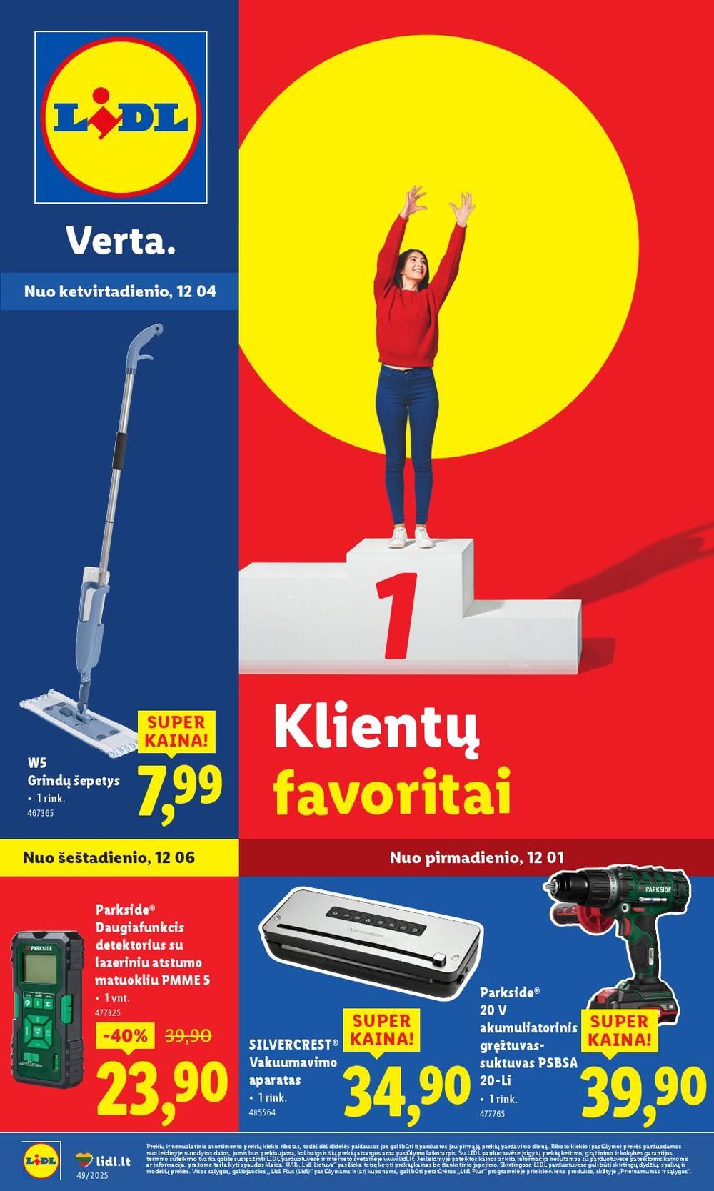 lidl - LIDL - Ne maisto prekių pasiūlymai (2025 12 01 - 2025 12 07)