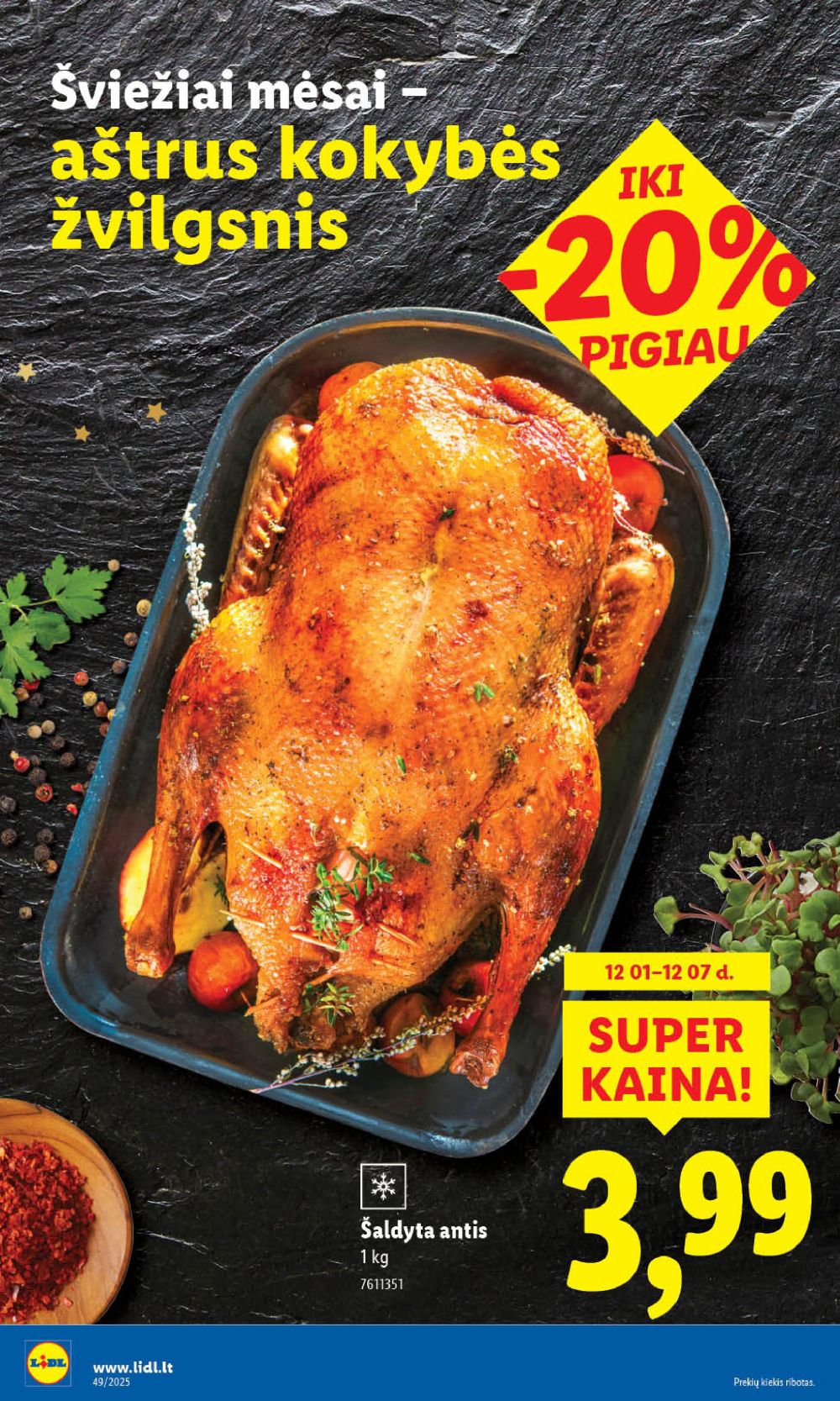 lidl - LIDL - Maisto prekių pasiūlymai (2025 12 01 - 2025 12 07) - page: 8