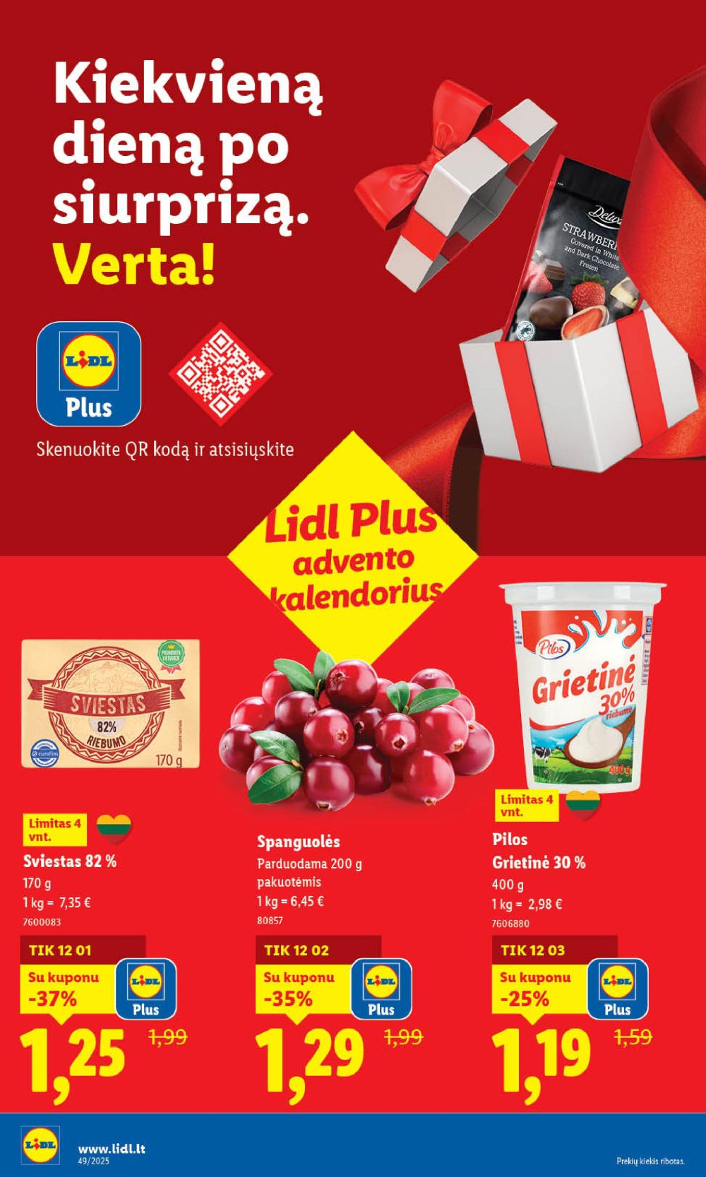 lidl - LIDL - Maisto prekių pasiūlymai (2025 12 01 - 2025 12 07) - page: 10