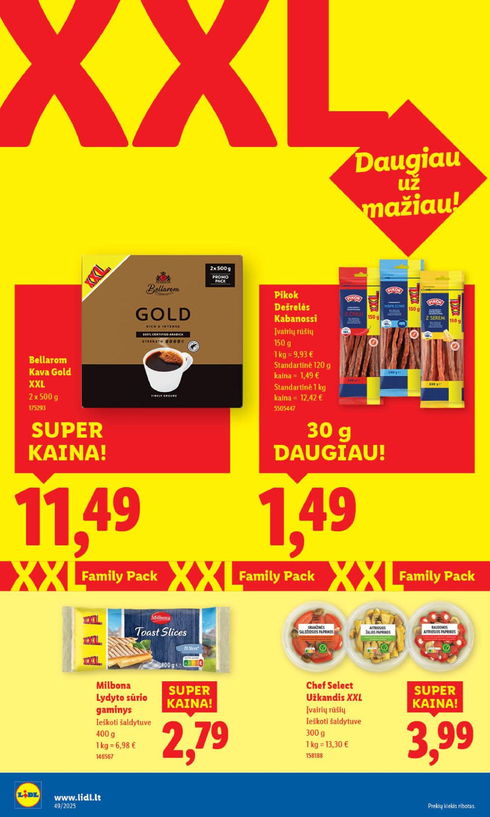 lidl - LIDL - Maisto prekių pasiūlymai (2025 12 01 - 2025 12 07) - page: 20