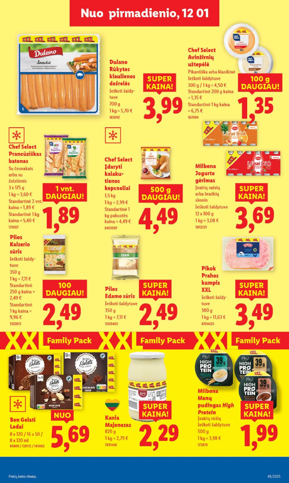 lidl - LIDL - Maisto prekių pasiūlymai (2025 12 01 - 2025 12 07) - page: 21
