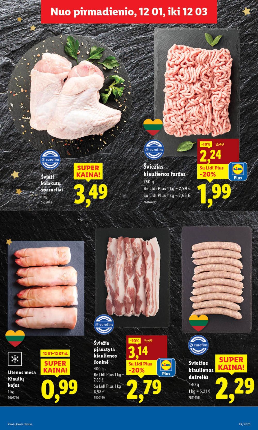 lidl - LIDL - Maisto prekių pasiūlymai (2025 12 01 - 2025 12 07) - page: 9