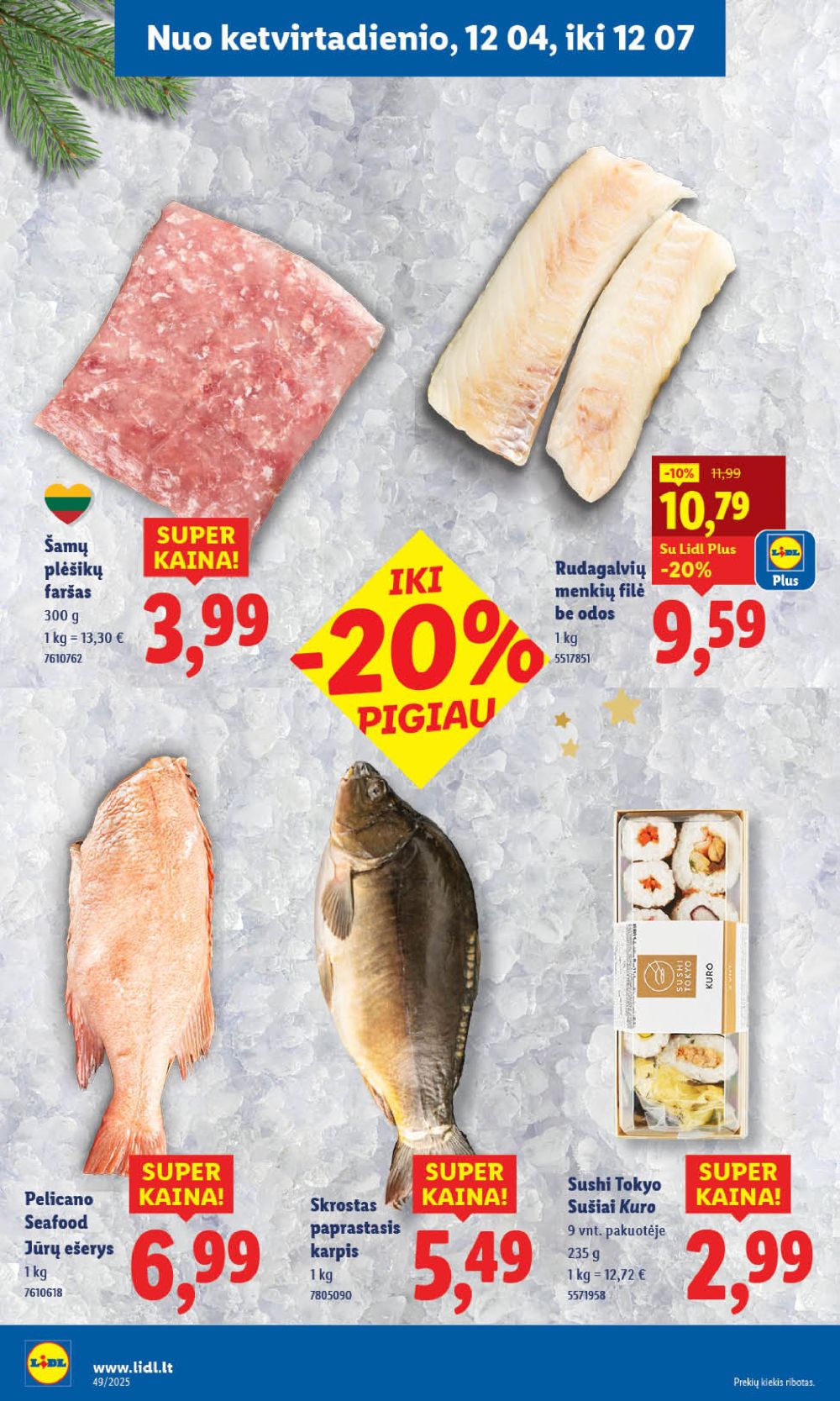 lidl - LIDL - Maisto prekių pasiūlymai (2025 12 01 - 2025 12 07) - page: 50