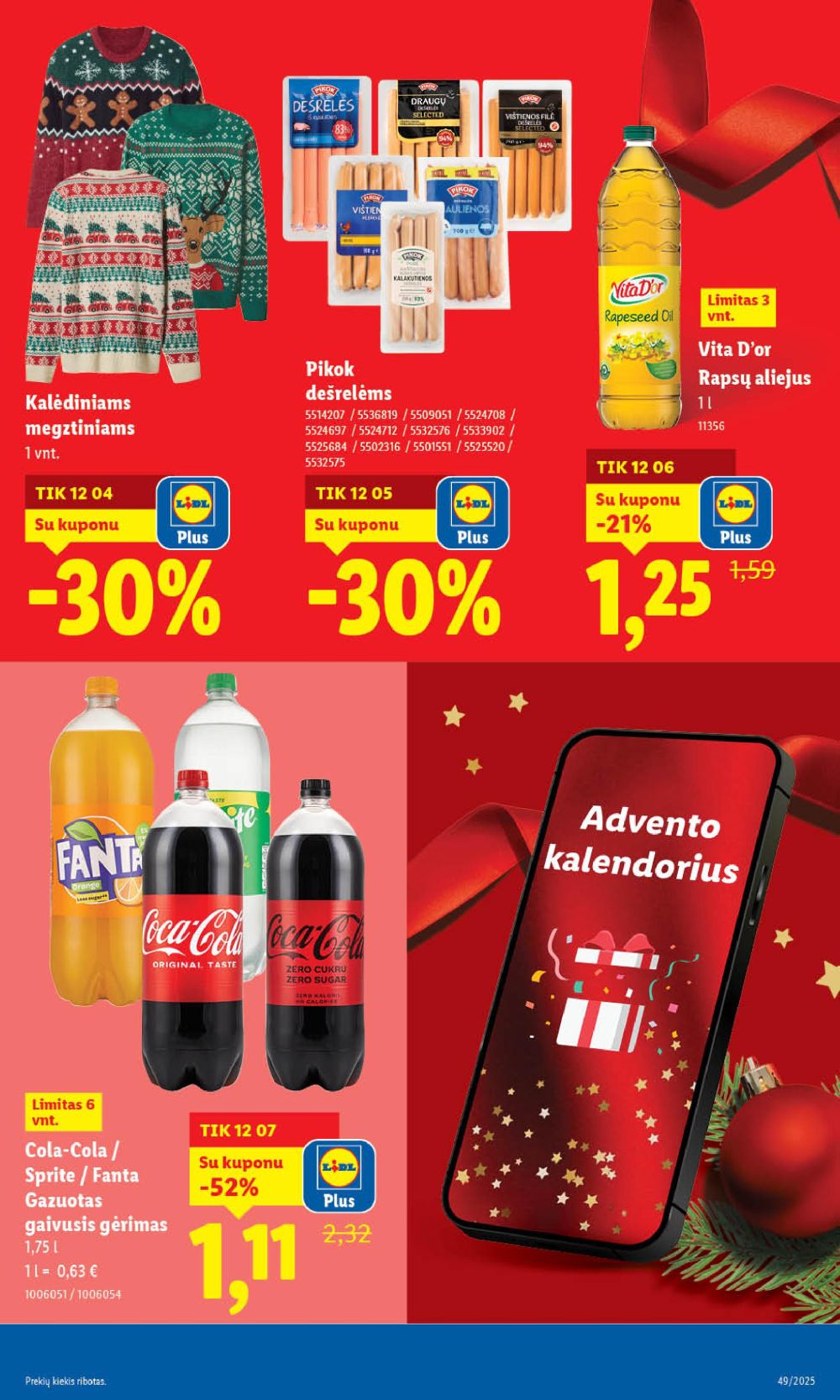 lidl - LIDL - Maisto prekių pasiūlymai (2025 12 01 - 2025 12 07) - page: 11