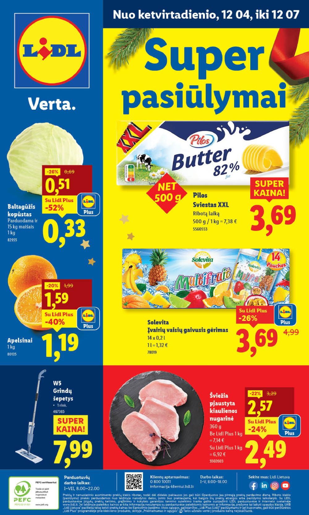 lidl - LIDL - Maisto prekių pasiūlymai (2025 12 01 - 2025 12 07) - page: 46