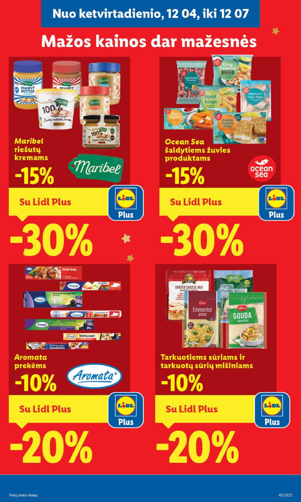 lidl - LIDL - Maisto prekių pasiūlymai (2025 12 01 - 2025 12 07) - page: 49