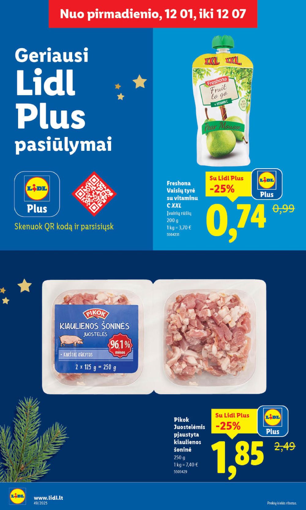 lidl - LIDL - Maisto prekių pasiūlymai (2025 12 01 - 2025 12 07) - page: 26