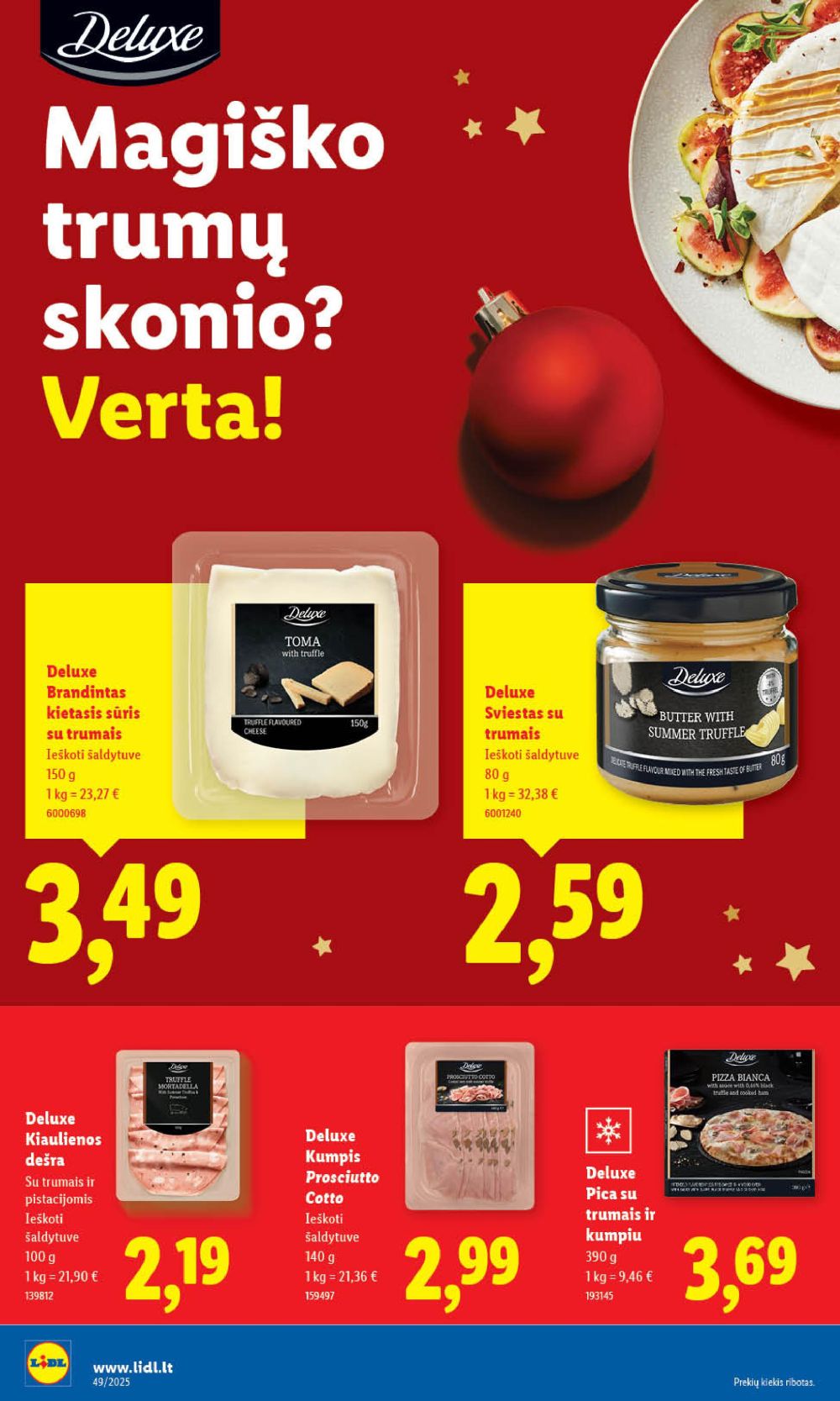 lidl - LIDL - Maisto prekių pasiūlymai (2025 12 01 - 2025 12 07) - page: 12