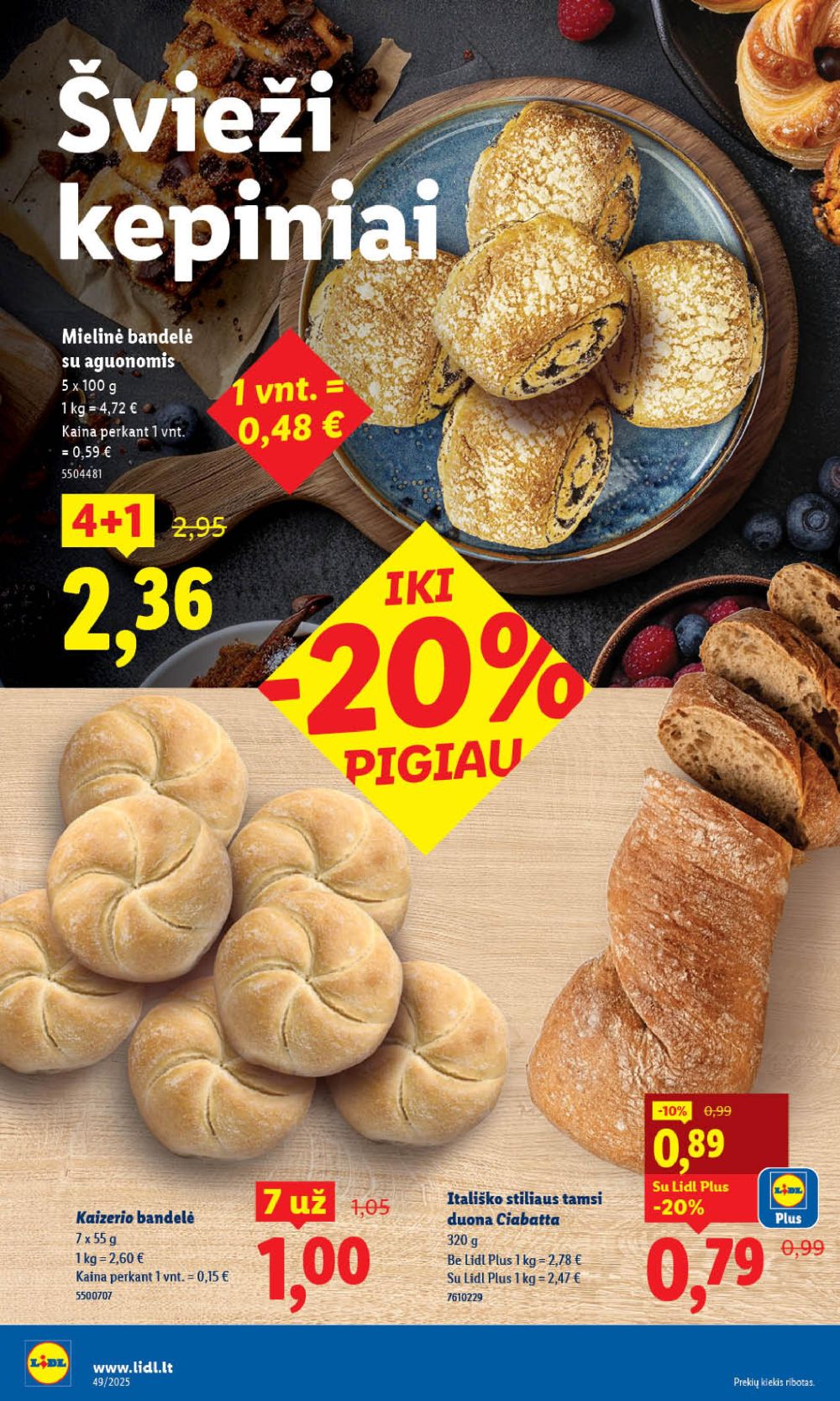 lidl - LIDL - Maisto prekių pasiūlymai (2025 12 01 - 2025 12 07) - page: 6