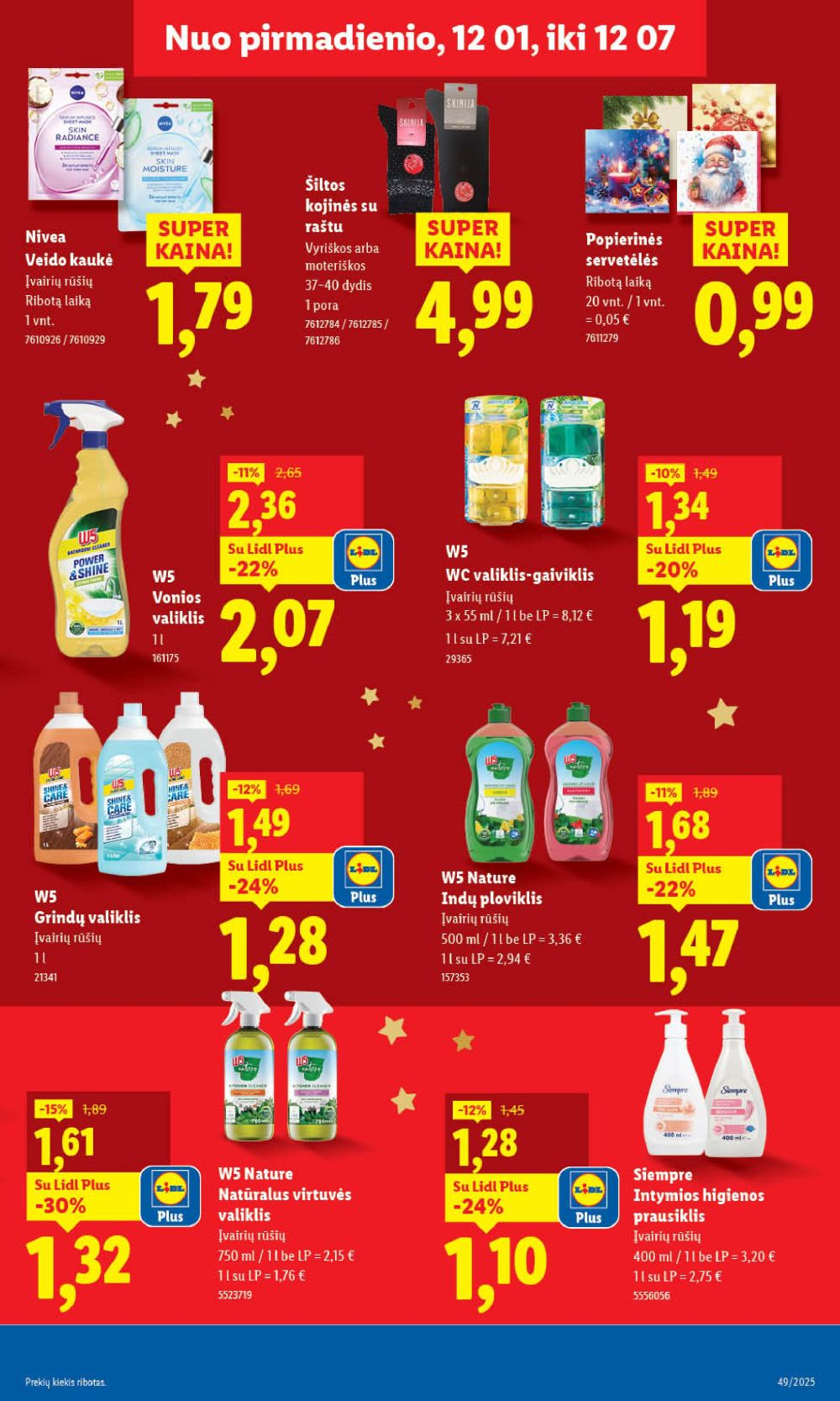 lidl - LIDL - Maisto prekių pasiūlymai (2025 12 04 - 2025 12 07) - page: 49