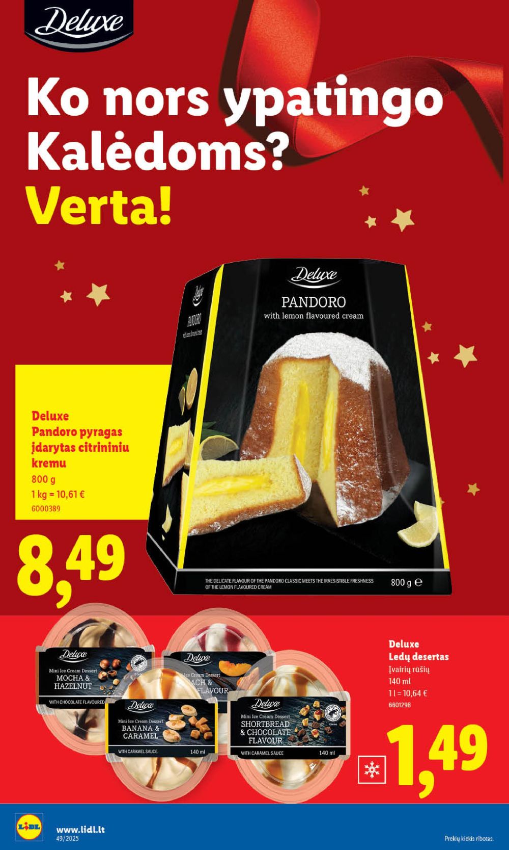 lidl - LIDL - Maisto prekių pasiūlymai (2025 12 04 - 2025 12 07) - page: 24