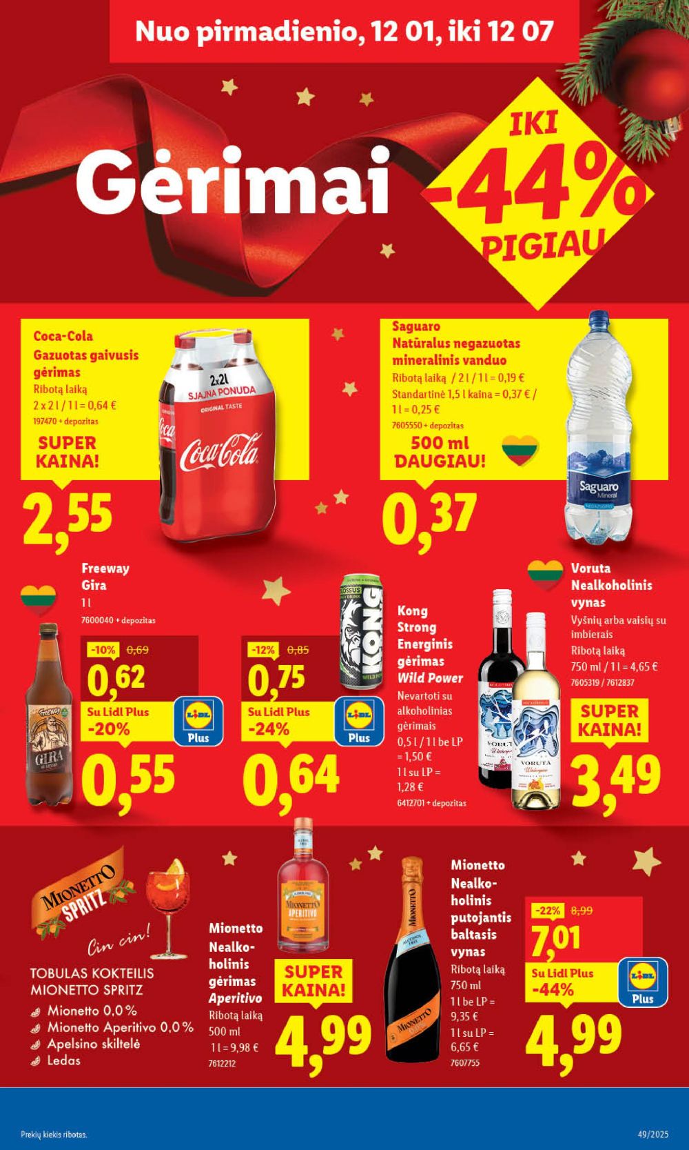 lidl - LIDL - Maisto prekių pasiūlymai (2025 12 04 - 2025 12 07) - page: 47