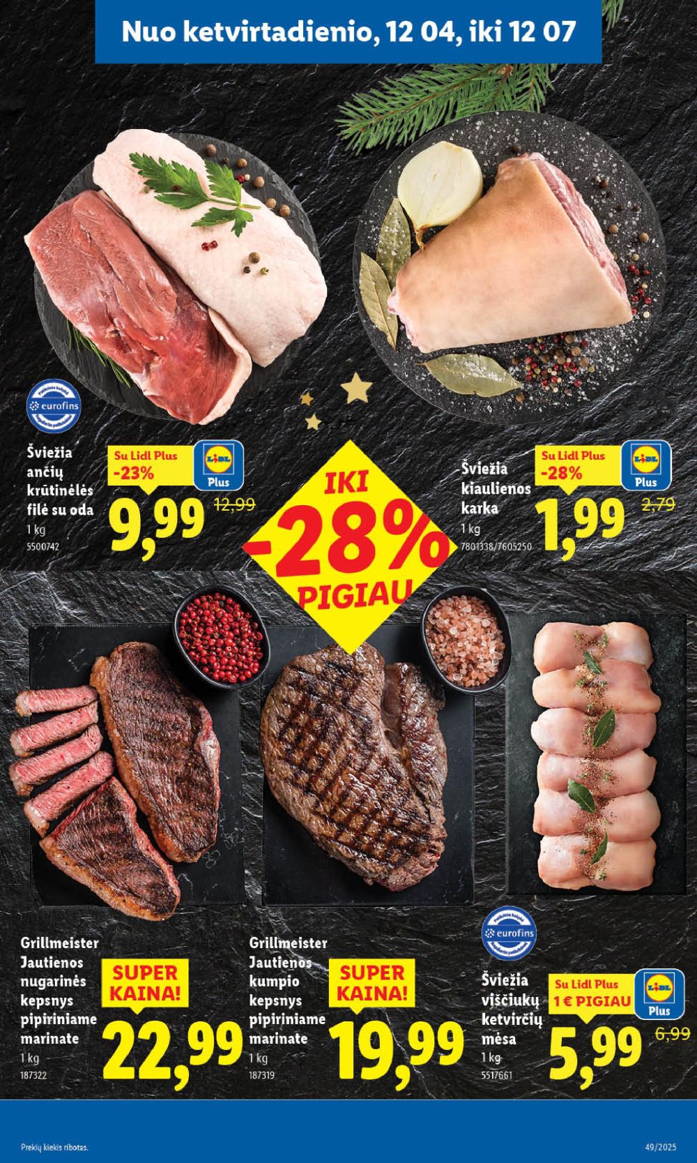 lidl - LIDL - Maisto prekių pasiūlymai (2025 12 04 - 2025 12 07) - page: 13