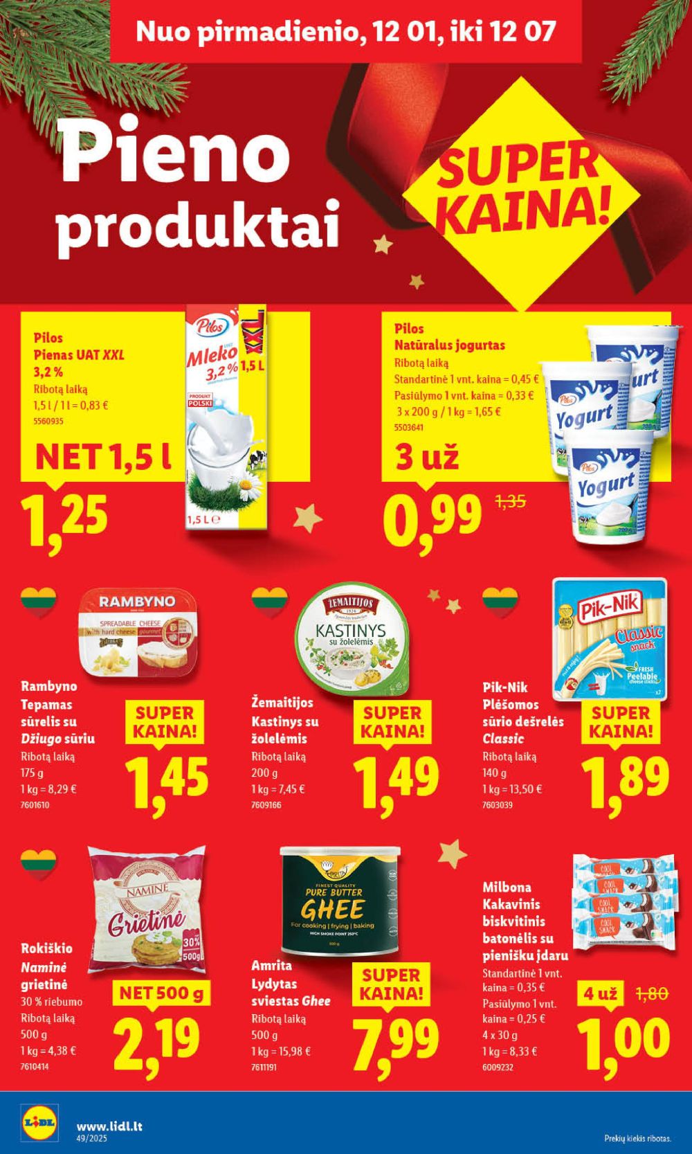 lidl - LIDL - Maisto prekių pasiūlymai (2025 12 04 - 2025 12 07) - page: 36