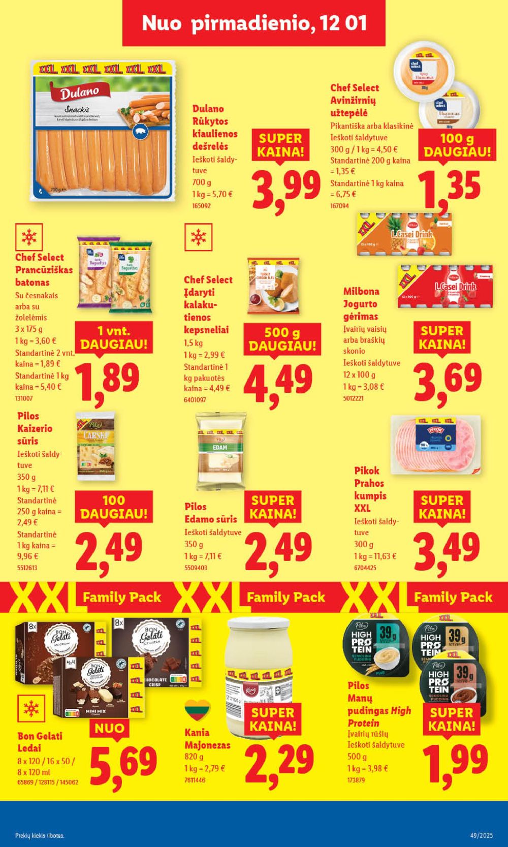 lidl - LIDL - Maisto prekių pasiūlymai (2025 12 04 - 2025 12 07) - page: 29