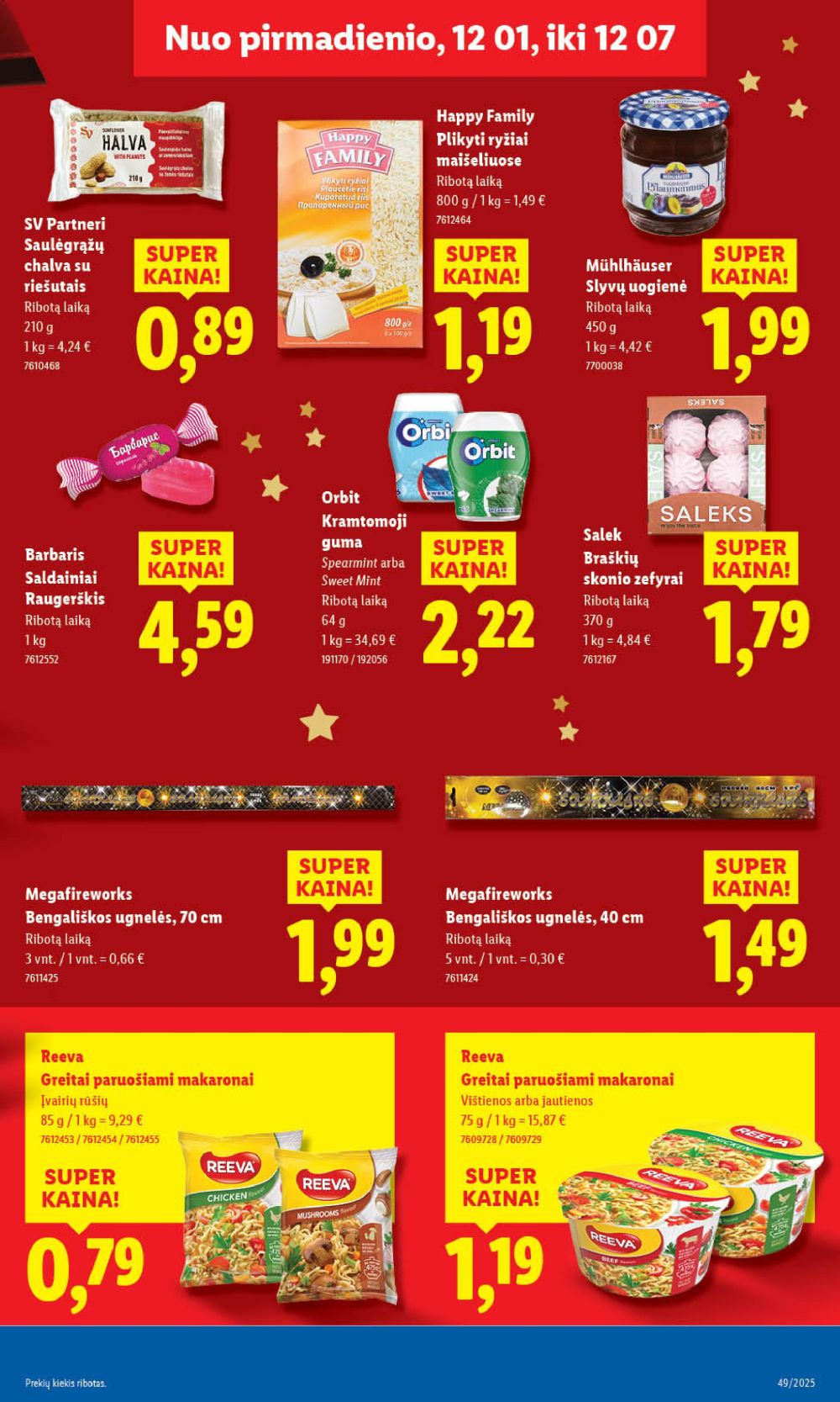 lidl - LIDL - Maisto prekių pasiūlymai (2025 12 04 - 2025 12 07) - page: 45