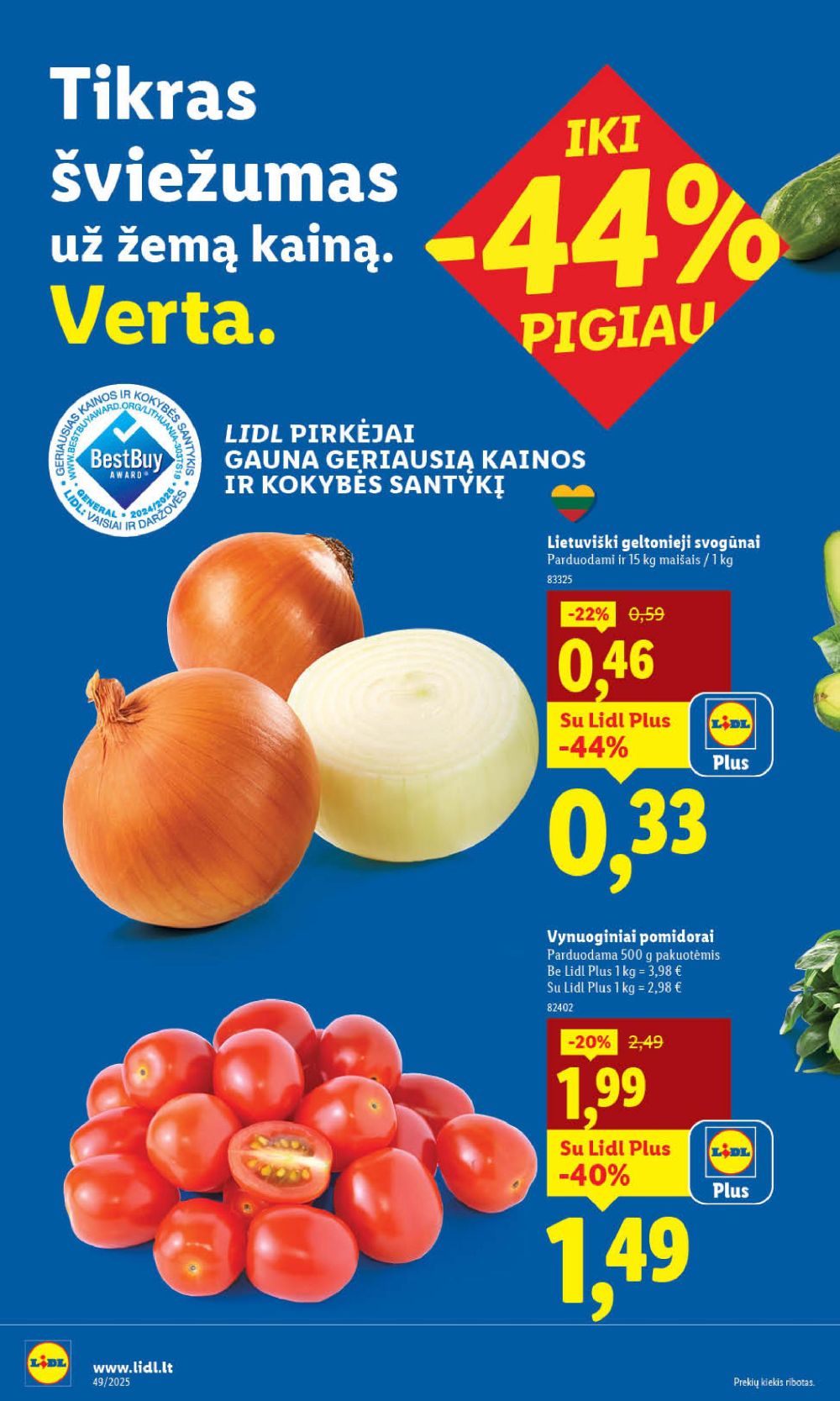 lidl - LIDL - Maisto prekių pasiūlymai (2025 12 04 - 2025 12 07) - page: 6
