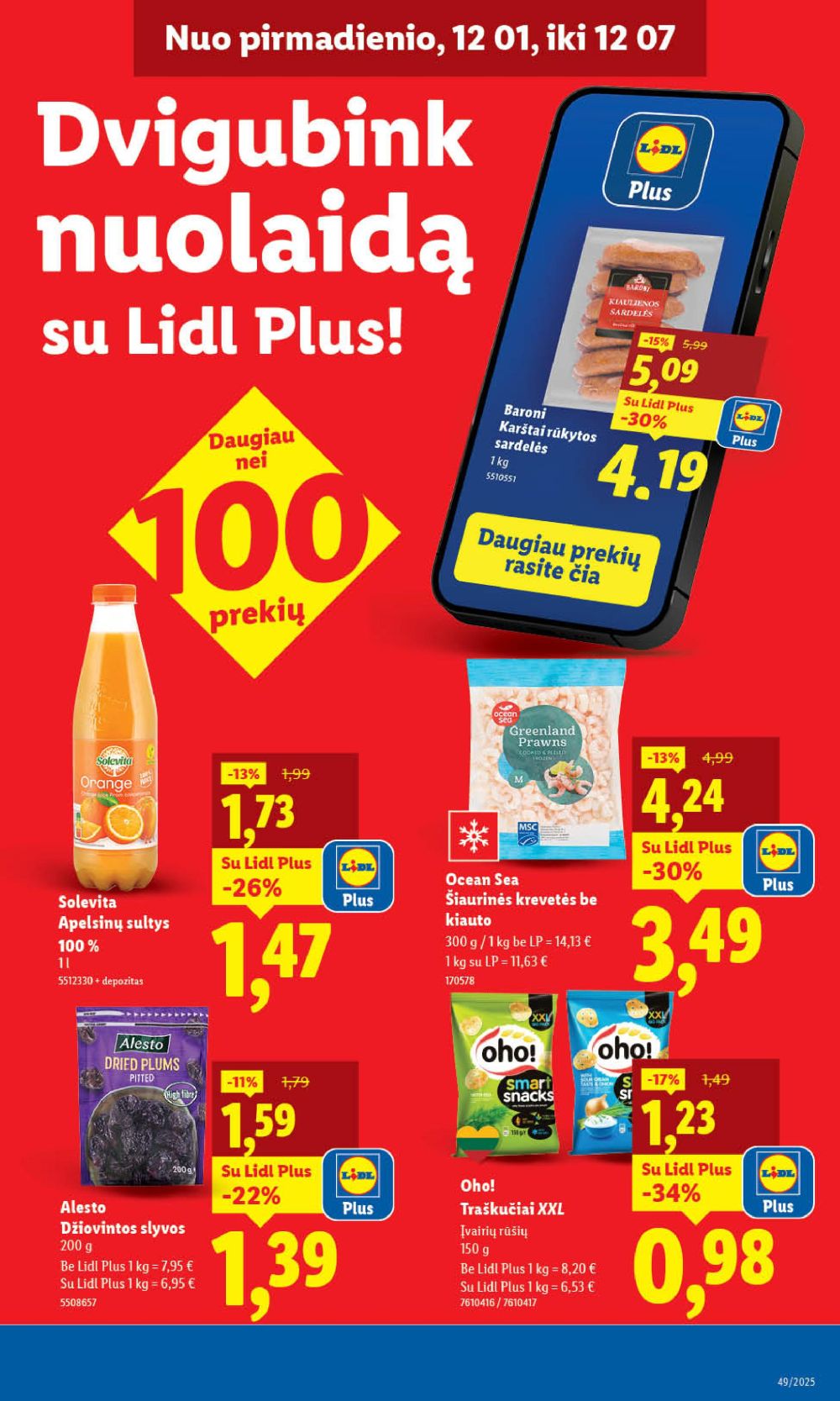 lidl - LIDL - Maisto prekių pasiūlymai (2025 12 04 - 2025 12 07) - page: 5