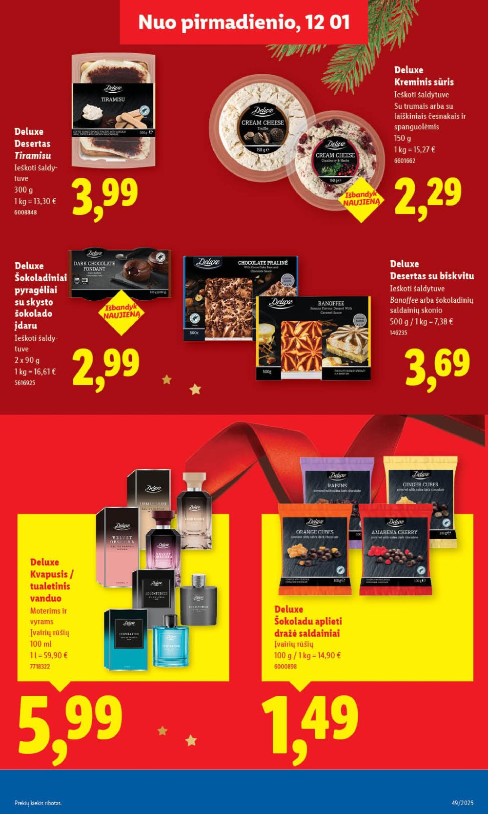 lidl - LIDL - Maisto prekių pasiūlymai (2025 12 04 - 2025 12 07) - page: 25