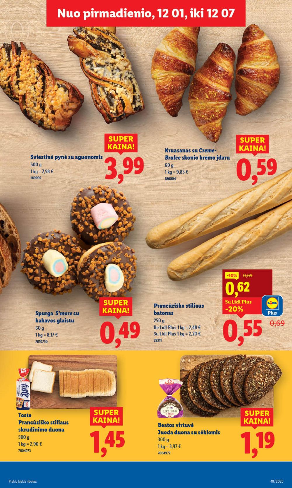 lidl - LIDL - Maisto prekių pasiūlymai (2025 12 04 - 2025 12 07) - page: 9