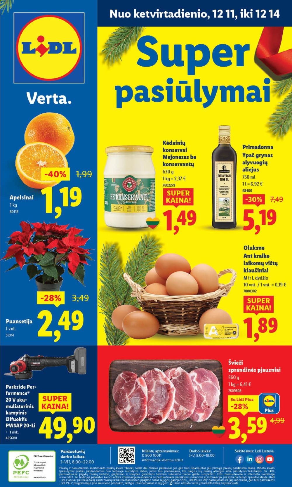 lidl - LIDL - Maisto prekių pasiūlymai (2025 12 08 - 2025 12 14) - page: 47