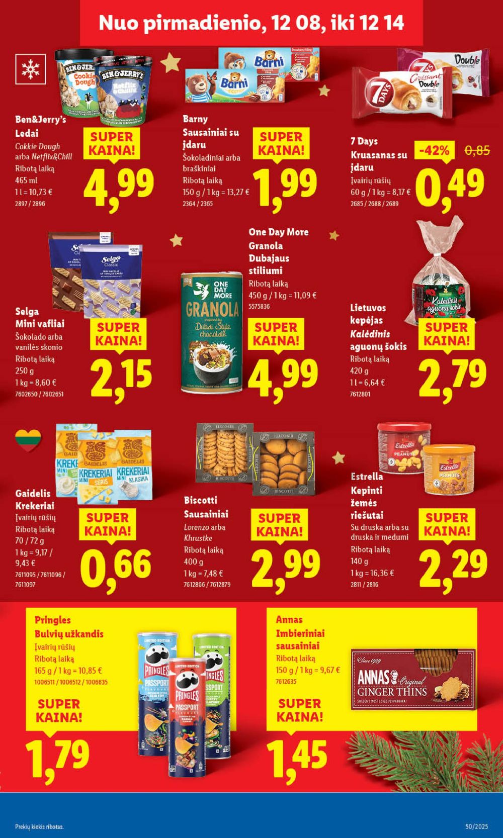 lidl - LIDL - Maisto prekių pasiūlymai (2025 12 08 - 2025 12 14) - page: 33