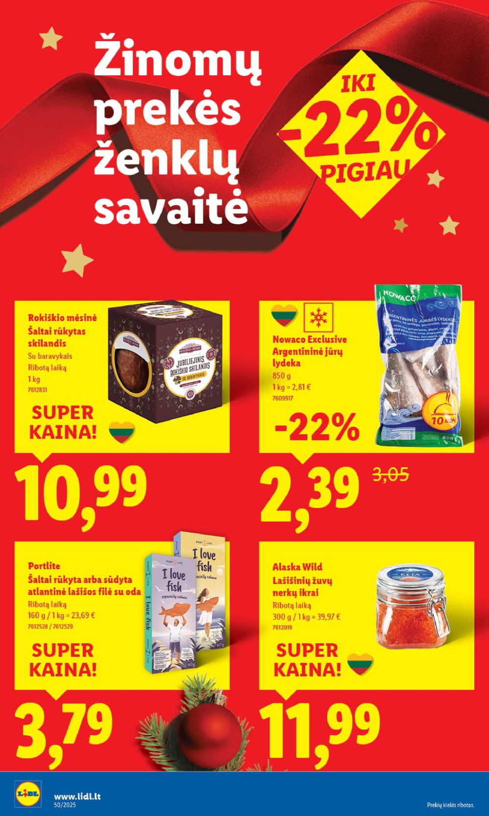 lidl - LIDL - Maisto prekių pasiūlymai (2025 12 08 - 2025 12 14) - page: 30