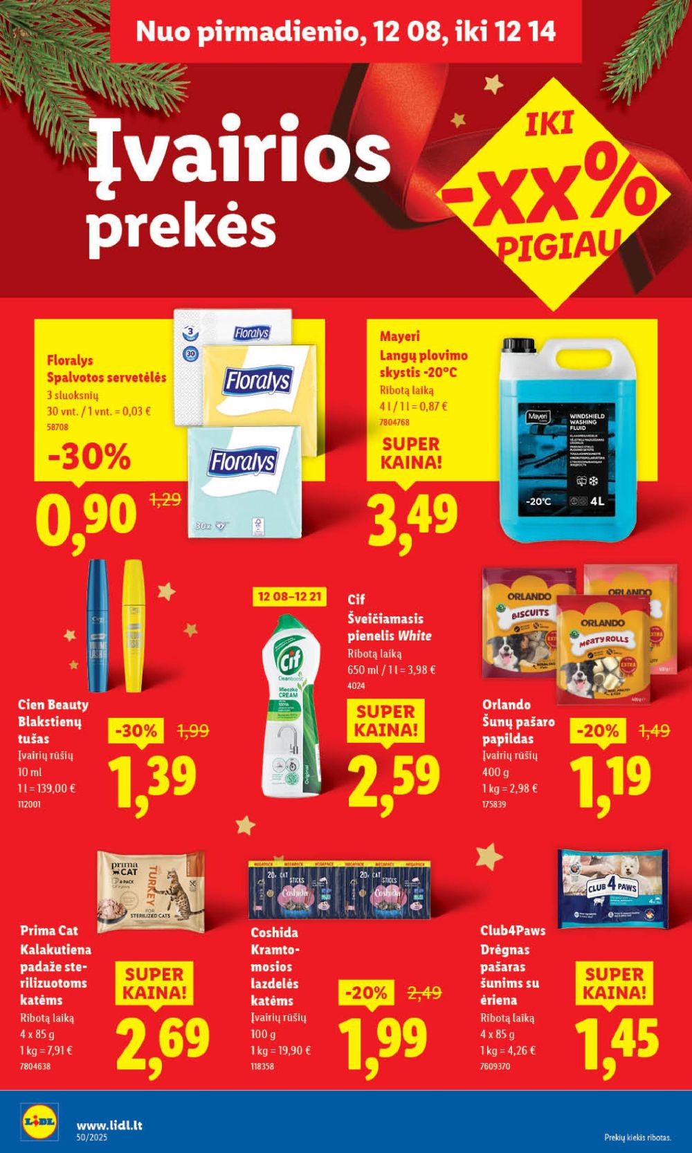 lidl - LIDL - Maisto prekių pasiūlymai (2025 12 08 - 2025 12 14) - page: 44