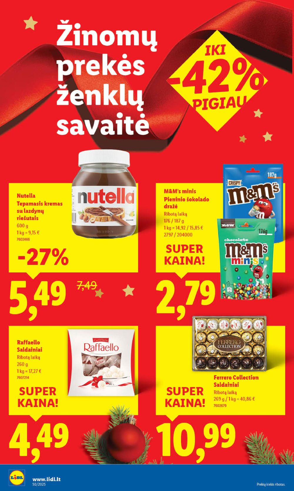 lidl - LIDL - Maisto prekių pasiūlymai (2025 12 08 - 2025 12 14) - page: 32