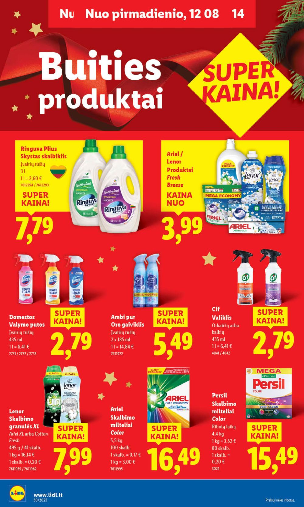 lidl - LIDL - Maisto prekių pasiūlymai (2025 12 08 - 2025 12 14) - page: 42