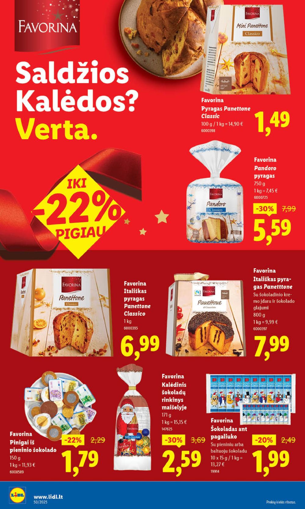 lidl - LIDL - Maisto prekių pasiūlymai (2025 12 08 - 2025 12 14) - page: 16