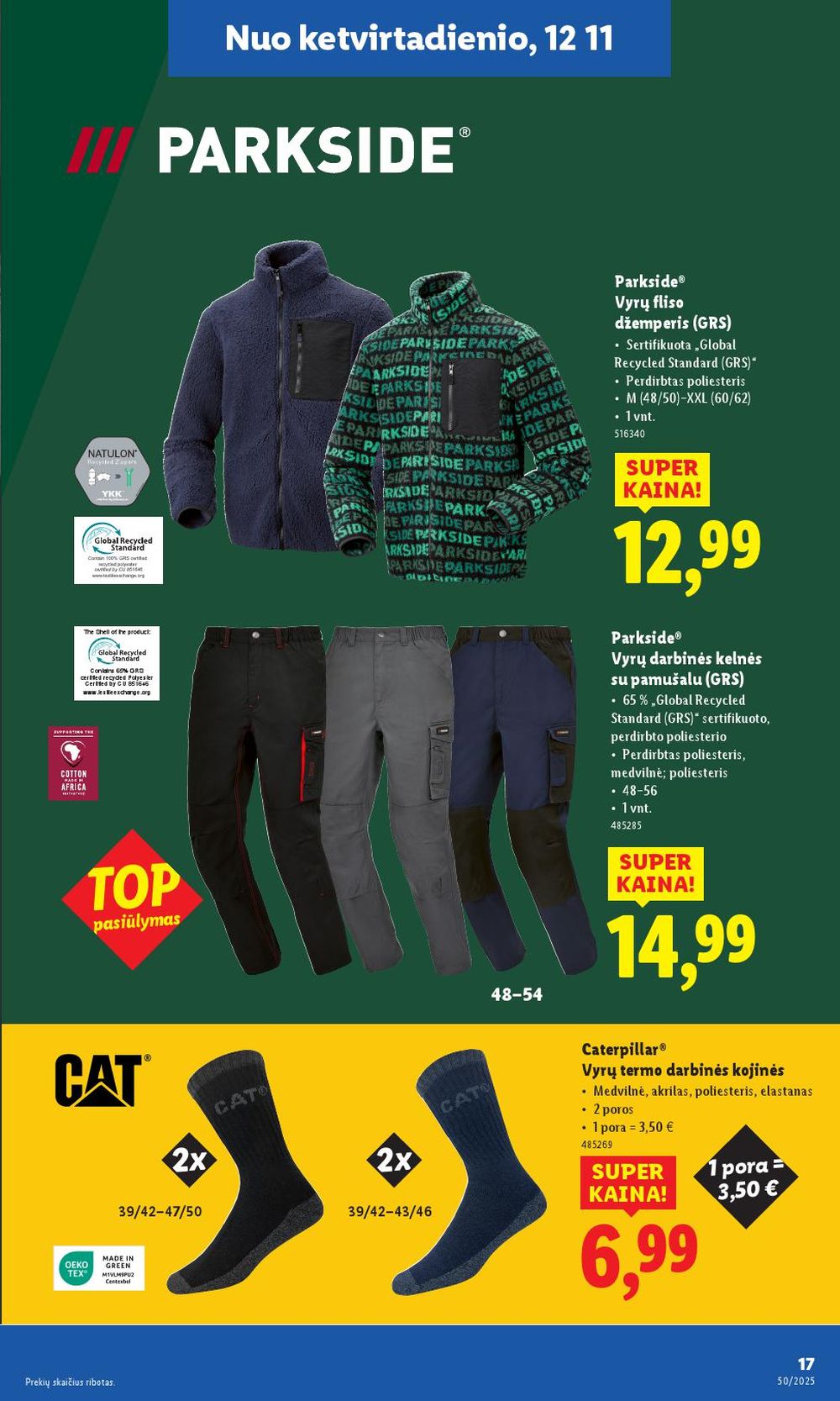 lidl - LIDL - Ne maisto prekių pasiūlymai (2025 12 08 - 2025 12 14) - page: 17