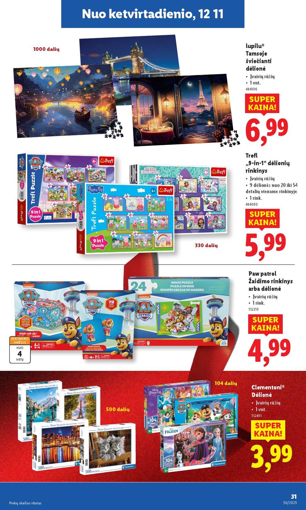 lidl - LIDL - Ne maisto prekių pasiūlymai (2025 12 08 - 2025 12 14) - page: 31